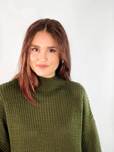 Charger l'image dans la galerie, Pull col cheminée manches bouffantes