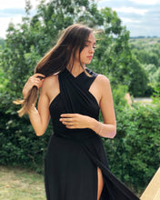 Charger l'image dans la galerie, Robe longue fendue à nouer