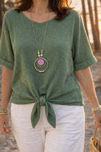 Charger l'image dans la galerie, TOP GAZE DE COTON &amp; COLLIER
