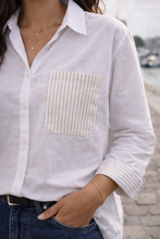 Charger l'image dans la galerie, CHEMISE POCHE RAYEE
