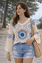 Charger l'image dans la galerie, Top crochet manches longues
