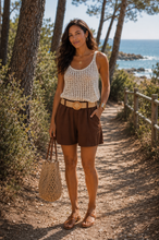 Charger l'image dans la galerie, SHORT FLUIDE + CEINTURE

