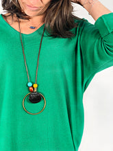 Charger l&#39;image dans la galerie, Pull uni &amp; collier
