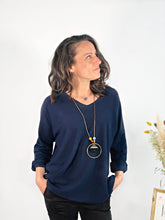 Charger l&#39;image dans la galerie, Pull uni &amp; collier
